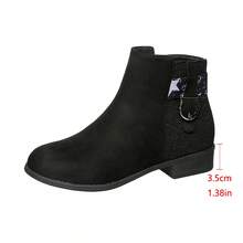 Women's Fashion Starry Sky Print Western Style Side Zipper Ankle Boots And Short Boots, Ankle Boots & Booties, Fall, Holiday Autumn/Winter