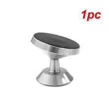 2pcs/Set Alloy Magnetic Car Phone Holder, Universal Dashboard Phone Mount, 360° Rotatable, Compatible With Samsung Etc. Options: Black & Silver / Black 1pc / Silver 1pc - Magnetic Bracket - View 15