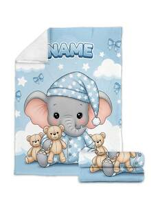 1pc Custom Name Blanket For Bed,Personalized Bedding Blanket With Name, Personalized Throws Blanket, Cute Blanket, Best Kids Blanket, Cozy Blanket, Family Gift, Birthday Gifts, Christmas Gifts ,Personalized Gifts, Children's Day Gift, Gift For Son/Daughter, Gift For Friend, Gift For Kids