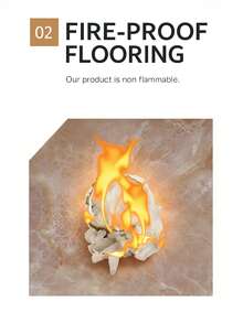 Dwa opakowania naklejek na podłogę z kamienia, naklejek na podłogę z tworzywa sztucznego PVC, samoprzylepnych naklejek na podłogę z tworzywa sztucznego, do salonu, sypialni, do różnych renowacji podłóg komercyjnych, pogrubione, odporne na zużycie i wodoodporne naklejki podłogowe