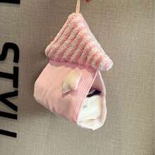 1 Peça Caixa de Lenços Pequena Estilo Cute Ins para Pendurar, Ideal para Sala de Estar, Quarto, Mesa, Penteadeira, Escritório, Banheiro, Mesa de Cabeceira, Organizador de Armazenamento de Lenços para Carro - Multicolorido - Visão 6