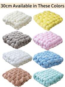 Gối dệt 16'' X 16'', Gối trang trí sofa vuông dệt thủ công, Gối thắt nút, Gối nhung thắt nút vuông, Gối trang trí mềm mại, Gối bện, Gối đan dày, Gối trang trí thắt nút, Gối sofa, Gối ghế, Gối sàn, Gối tựa lưng, Gối thắt lưng, Ghế văn phòng, Đệm ghế, Trang trí nhà cửa, Trang trí phòng học, Đồ dùng học tập, Gối tựa ghế, Ghế chơi game - Nhiều màu - Xem 4