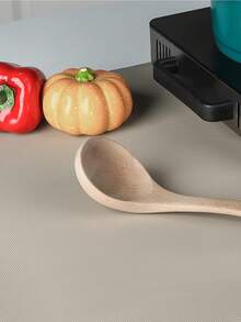 1 Roll 11.8*39.4inch Kitchen Shelf Liner,Non-Adhesive Easy To Cut Drawer Liner,Khaki Waterproof Oil-Proof Refrigerator Liner. - Khaki - View 6