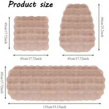 1 件温暖蓬松毛绒汽车座椅垫柔软舒适冬季汽车座椅套带防滑背衬舒适汽车坐垫适合长途驾驶公路旅行非常适合驾驶员乘客车辆