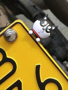 1pc Motorcycle Decoration Ornament License Plate Decoration Motorcycle Car Cute Animal Ornament Motorcycle Accessories - Multicolor - View 10