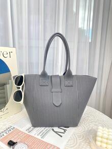 Tunpurle Damen Umhängetasche mit großer Kapazität, Pendler-Shopper, Damen Tragetasche in Teigtaschenform