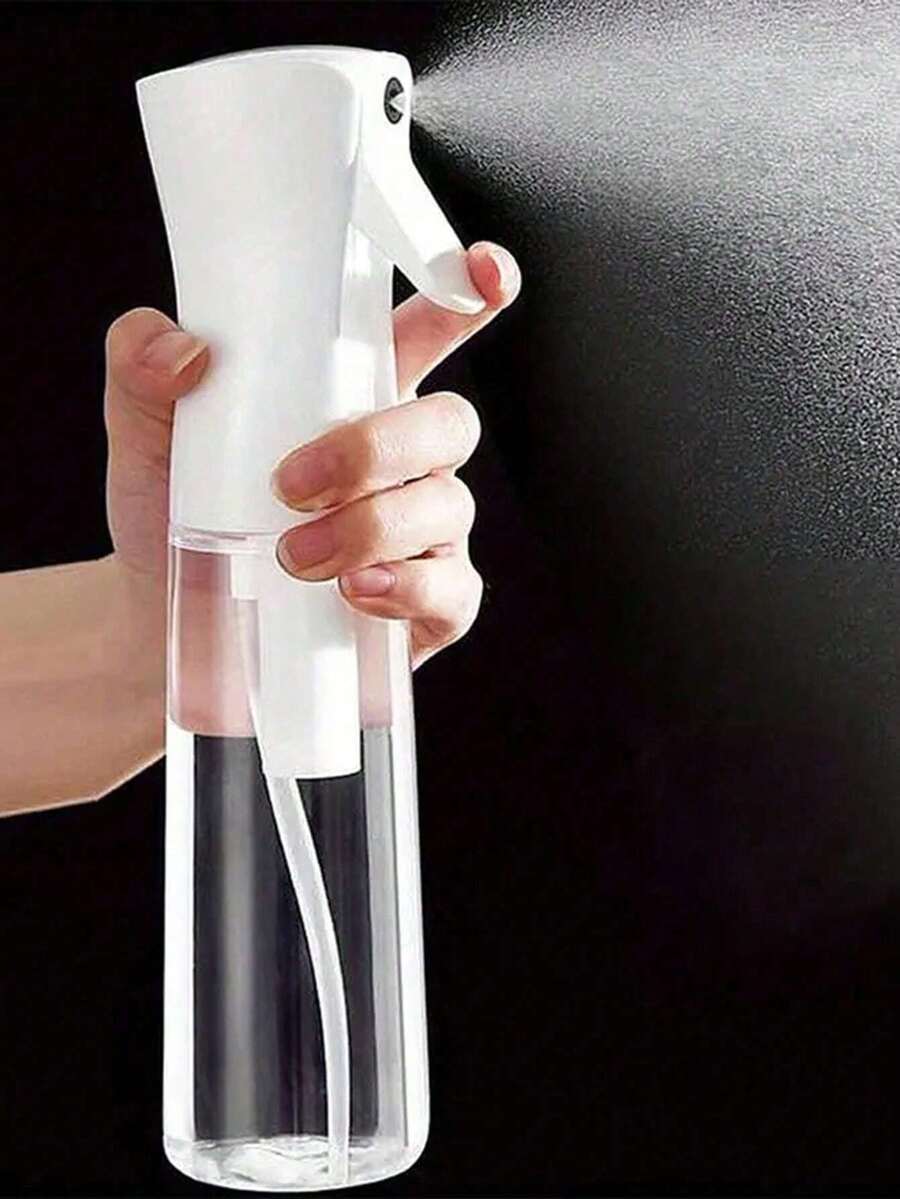 1pc Adjustable High Pressure Atomizing Hydration Spray Bottle - Perfect For Alcohol Disinfection & Watering Your Plants!,Hairdresser's Supplies - Transparent White - View 1