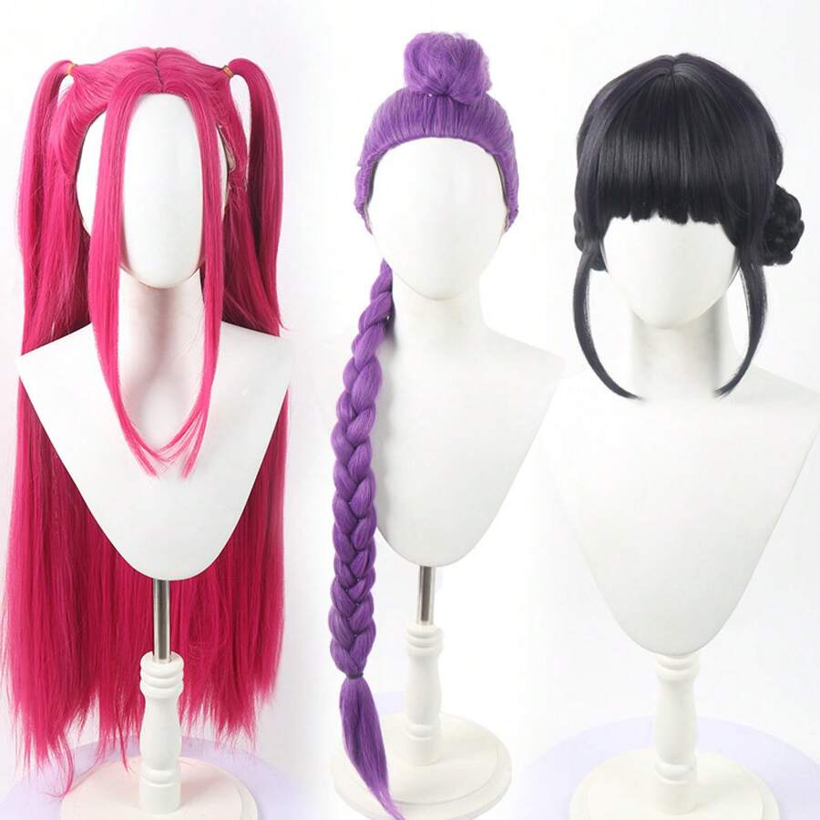 Parrucca da cosplay del gruppo Mirajane Zoe Rumi 2026 Skpop, costume da cosplay per ruolo, costume da festa e performance