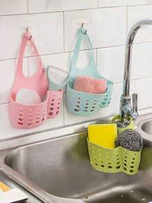 Giá đựng đồ nhà bếp có thể điều chỉnh - Giá đỡ miếng bọt biển có giác hút, giỏ đựng đồ hai tầng, giúp thoát nước hiệu quả hơn. - Nhiều màu - Xem 7