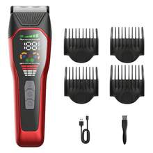 Conjunto de Tosa para Cachorro, Máquina de Tosa Elétrica Recarregável para Animais de Grande Porte, Máquina de Tosa de 2 Velocidades com Visor Digital, Conjunto de Tosa Profissional Sem Fio para Pelos Grossos com Motor Silencioso e Potente, Aparador de Pelos de Animais de Baixo Ruído, Tesoura para Cavalos, Ovelhas, Gatos e Cachorros, Barbeador para Remoção de Pelos de Animais de Estimação