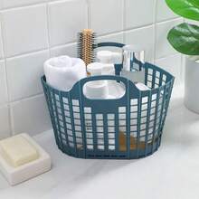 1 Stück faltbarer Schmutzwäsche-Korb, tragbarer Kunststoff-Badezimmer-Korb, Wäschekorb, Schmutzwäsche-Eimer, Aufbewahrungskorb für Snacks, Spielzeug, Kleidung