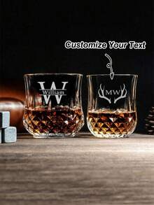 1PC Groomsman 11oz Whiskey Glass, Engraved Old Fashion, Groomsmen Gift Idea, Personalized Groomsman - Best Man Gift, Wedding Shot Glasses