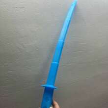1把可伸缩武士刀玩具，派对小礼物，刀剑模型，可伸缩长剑，派对服装道具武士刀，角色扮演武士刀，适合14岁及以上青少年 - 彩色 - 查看 7