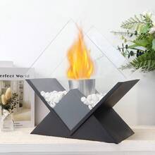 Outdoor Fireplace - Black - View 5