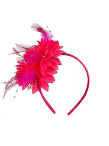 Diademas con plumas y flores, accesorios para el cabello para fiestas, reuniones, fiestas de té, banquetes de boda, Año Nuevo retro