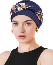 Movable Knot Beanies With Relaxed Stretch Elastic, Chemo Hats For Womenhalloween - màu đen - Xem 6