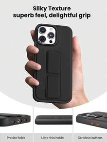 Compatible With 17/17 Air/17 Pro/17 Pro Max Phone Case With Holder, Suitable For IP11/IP13 Phone Case With Holder, Cool Apple 16 Pro Max Foldable Holder Phone Case, Shockproof Phone Case, Galaxy S25 FE Fashion Holder Phone Case, Galaxy A17/A07/A56/A16/A55 Phone Accessories, Hybrid 16/16e Phone Case, Redmi 15C Phone Case