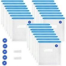 Vacuum Sealer Bags Double Zipper Seal Microwaveable I#E#S: Reusable 8.5 * 8.5in 31 Pcs 24 Pcs Vacuum Zipper Bags 2 Seal Clips 5 Valves Plastic Food Storage Cooking: I#E#S - 8.5*8.5吋袋裝,24個 - 查看 1