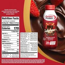 Premier Protein Indulgence Protein Shake, 30g Protein, 3g Sugar, Decadent Dark Chocolate, 115 Fl Oz, Pack Of 12 - Flavor NameA - 查看 5