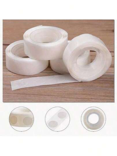 1/3/5/7pcs Transparent Removable Double-Sided Adhesive Dots, Transparent Balloon Glue, Double-Sided Adhesive Balloon Glue Tape, Removable Balloon Adhesive Dots, Super Strong Double-Sided Balloon Adhesive Dots, Balloon Arch Kit, Balloon Wreath Decor Kit, Balloon Accessories, Balloon Glue Sticks, Balloon Glue Stickers, Balloon Stands, Balloon Arches, For DIY, Halloween Party Decor, Suitable For Parties, Gatherings, Holiday Venue Decor, Baby Shower, Home Decor, Gifts, Weddings, Birthdays, Showers, Christmas (Random Colors & Styles)