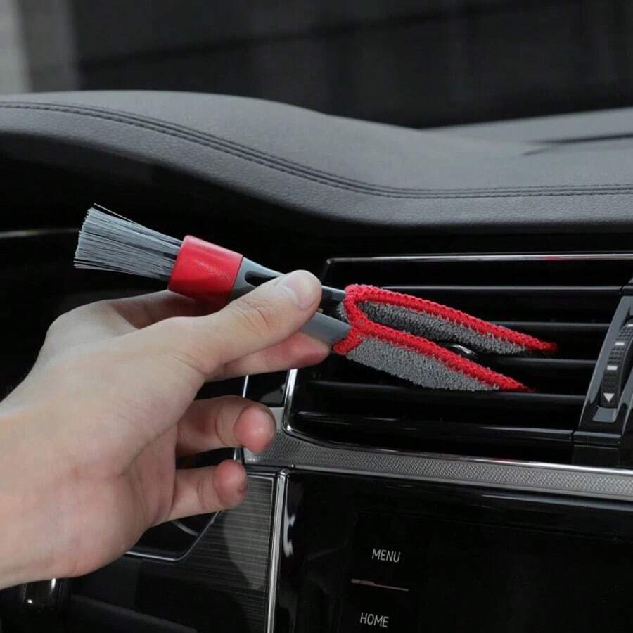 1Pc Louver Cleaning Brush Car Air-Conditioner Outlet Cleaning Tool Multi-Purpose Dust Brush Car Accessories Interior Multi-Purpose Brush