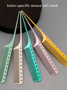 Peine de estilista - Peine multicolor de punta fina, peine para cardar, peine de cola de rata, peine profesional de salón, cepillos, cepillo para el contorno del cabello, cepillo desenredante, cepillo redondo, mini set de cepillos para el cabello, peine de madera, cepillo para el cabello, cepillo para el contorno del cabello, set de cepillos para el cabello, peine, mini cepillo para el cabello, cepillos desenredantes, cepillo para el cabello, barbero, equipo de peluquería, peinado, peluquería, cepillo para el cabello, set de cepillos para el cabello, peine para el cabello, peine para rizos, cepillo desenredante, cepillo para el cabello para mujer, accesorios de barbería, barbería, equipo de peluquería