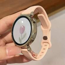 4 Packs Compatible With Samsung Watch 7 Bands/Samsung Watch 5 6 Bands 40mm 44mm/Watch 5 Pro,20mm Soft Slim Soft Replacement Band For Watch 4 6 Classic 42mm 46mm 43mm 47mm White/Sandpink/Pinegreen/Winered