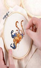 3pcs Embroidery Hoop 4_5_6 Inch Circle Cross Stitch Hoop And Bamboo Frame Round Adjustable Embroidery Hoops Set For Cross Stitch Ornament And Art Craft Sewing