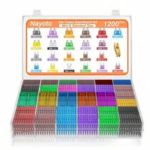 1200pcs Car Fuses Assortment Kit, 520PCS Standard Fuse Kit 680PCS Fuses+ 1 AutoRVTruckMotorcycleYacht 2A 3A 5A. 5A 10A 15A 20A 25A 30A 35A 40A - 1200 - View 1