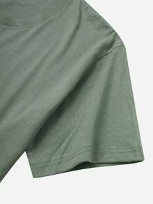 Women's Casual Round Neck Short Sleeve T-Shirt With Cute Duck Embroidery, Suitable For All Seasons