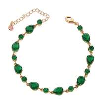 1pc Fashion Geometric Necklace, Stainless Steel Round Enamel Rose Gold Curb Chain DIY Jewelry Making Material - Multicolor - View 13