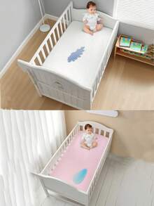 Baby Waterproof Mattress Protector Cover, Soft & Breathable Washable Crib Fitted Sheet, Infant Mattress Pad Cover - Multicolor - View 8