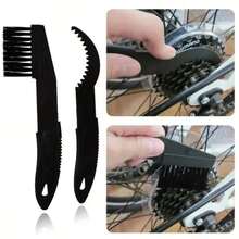Zestaw 3 szczotek do czyszczenia łańcucha rowerowego, szczotka do łańcucha motocykla terenowego z tworzywa ABS, akcesoria do szczotek do czyszczenia roweru