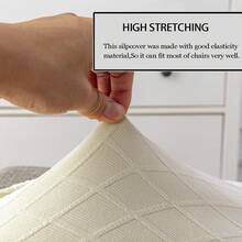 吧台凳套，弹性腰带吧台椅套，适用于吧台高度 - 多色 - 查看 4