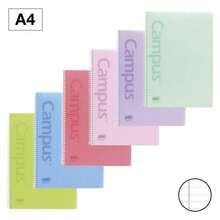 Bloc Espiral Campus A4 Tapa Polipropileno 80 Hojas 90g Rayado Horizontal Doble Margen Vivos – Perfecto para apuntes y ejercicios diarios ✅ Entrega 24/72h a España (península) - Colores Pastel - Ver 1