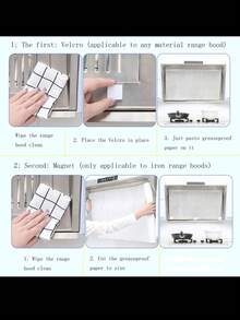 抽油烟机过滤器通用替换扁平油脂除尘碳炭油烟过滤器厨房烤箱家用餐厅保护垫风扇抽油烟机滤网可调节纸