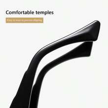 1副厚框几何图案复古休闲波西米亚街头优雅可爱眼镜，男士厚框方形镜架，百搭经典厚框方形镜架，适合驾驶、街头风格 - 彩色 - 查看 6