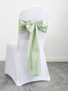 10 Pieces Wedding Satin Chair Belt Chair Decoration Bow Design Chair Ribbon Tie Back Is Suitable For Wedding Banquet Parties, Activity Supplies, Home Decoration, Can Be Used For Christmas Crafts, Dance Dress, Organza Bags, DIY Crafts, Home Decoration