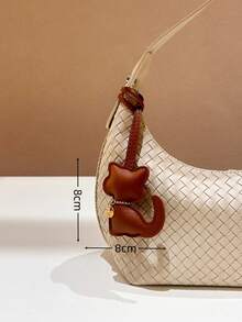 1PC PU Leather Cartoon Cat Keychain – Cute Kawaii Kitten Bag Charm & Keyring, Fashion Animal Pendant Gift, Keychain Accessories Car Pendant Can Be Used For Bag Pendant Pendant. Gift Accessories Decor Present Car Women Key Chain Charms Back To School Supplies