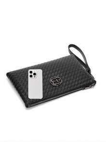 Braiding Style Men PU Leather Wallet Purse Money Credit Card Holders Men Wallet Money Bag Old Money - Black - View 6