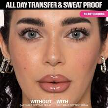 Mini Easy Bake Blurring Setting Spray With 16-Hour Wear   Collagen And Bio-Retinol  Graduation Birthday Holiday Summer Fall Autumn Y2K Fancy Fashion Women Brand Makeup Cosmetic Beauty Party Beach Travel Camping Outdoors School Campus Trip Festivals Decor Gift Present Rose Girl Cosplay Best Color Charm Vibe