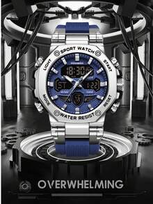 Foxbox Men's Casual Digital Watches For Outdoor & Daily Wear - Blue - View 7