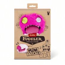 Spin Master Fuggler Mini Rascals Series 9-Inch Plush Toy With Baby Fuggler, Double Trouble, Official Genuine Funny Ugly Monster Plush Toy, Ugly Cute Monster Adult Interesting Doll, Perfect Stuffed Animal Gift For Collection Birthday - Oogah Boogah (Pink) - View 9