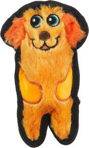 Juguete de perro de peluche resistente y ruidoso Outward Hound Durablez, zorro, naranja, XS