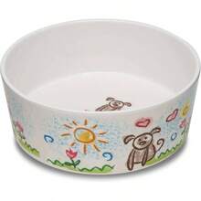 Dolce Moderno Puppy Forever Dog Bowl, Small - 永遠的小狗狗 - 查看 1