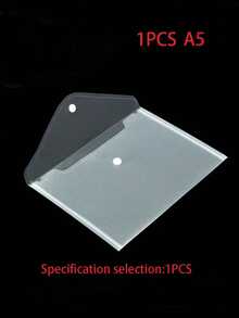 A5/A4 尺寸，10/20 个装，塑料文件夹，透明可重复使用防水文件夹，带按钮，适用于返校、学校用品、学校、教室、图书馆、教师、学生、办公室、家庭、书房、男士、女士、律师、秘书、商务、加厚材质、圣诞节、万圣节礼物