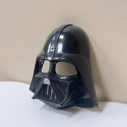 StarWars 4个装冲锋队角色面具，充气激光剑玩具 - 耐用塑料材质，配有红色光剑，颜色混搭，高品质设计，适用于万圣节、圣诞节、感恩节 - 是主题派对、拍照道具和服装派对的完美之选。