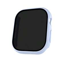 1 件男女款隐私手表壳适用于 40/41/44/45/42/46 毫米防窥超薄玻璃屏幕保护膜轻质保护套保险杠适用于手表系列 10/9/8/7/6/SE/5/4