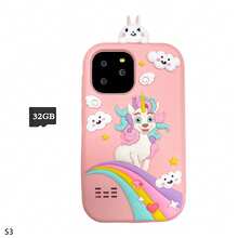 New Kids Learning Toy Phone, Dinosaur Gift Toy, Christmas Birthday Present With 2.8 Inch HD Touch Screen, 18 Games, Music & Dual Camera, Party Creative Gift, Includes 32GB Card - Multicolor - View 15