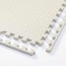 14PCS/9PCS/7PCS 30 * 30cm/11.81 * 11.81 Inch Splicing White Foam Floor Mats, Multi-Function EVA Foam Tiles, Indoor Household Spliced Fitness Mat, Thickened Anti-Slip Pressure Resistant High-Density Shock Pad. [Product Has A Short Production Cycle, It Is Recommended To Place The Product In A Ventilated Area To Dissipate The Material's Own Odor Before Use] - Multicolor - View 8